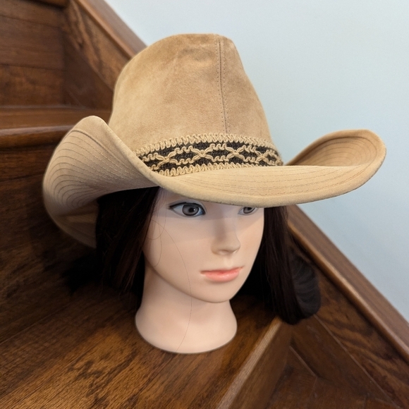 Resistol Vintage Cowboy Hat, Ranchman self conforming Size 7 1/4, suede - Picture 7 of 17